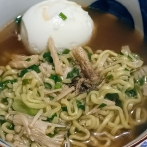 リメイク・豚の角煮の下茹で汁で！角煮入りラーメン